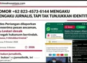 “Nomor +62 823-4573-6144 Mengaku Jurnalis, Tak Tunjukkan Identitas!”  Kades Mamasa Diteror, Ayu Lestari Desak Penegak Hukum Segera Bertindak!
