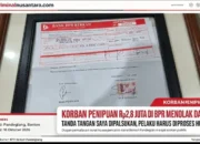 Korban Penipuan Rp2,8 Juta di BPR Menolak Damai: Tanda Tangan Saya Dipalsukan, Pelaku Harus Diproses Hukum