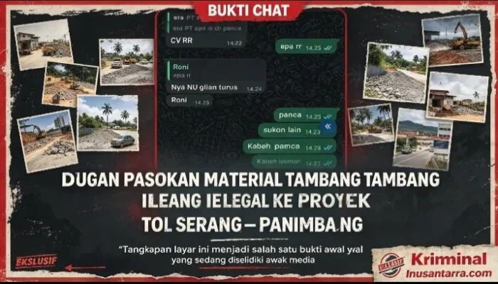 “Material Tol Diambil dari Tambang Tanpa Izin?”  Tambang Tanah Merah Ilegal di Desa Turus Dikaitkan dengan Proyek Serang–Panimbang