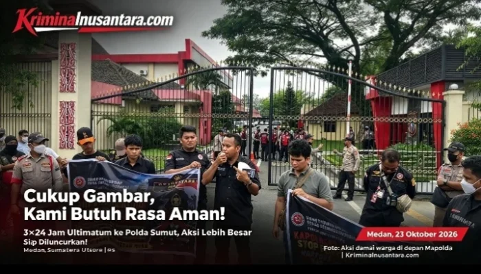 “Cukup Gambar, Kami Butuh Rasa Aman!” —3×24 Jam Ultimatum ke Polda Sumut, Aksi Lebih Besar Siap Diluncurkan!