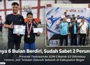 “Hanya 6 Bulan Berdiri, Sudah Sabet 2 Perunggu!”  Prestasi Taekwondo SDN Cibatok 03 Dihimbau Jadi Teladan Seluruh Sekolah di Kabupaten Bogor