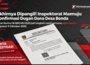 “Akhirnya Dipanggil!” Inspektorat Mamuju Panggil LSM Perkara, Konfirmasi Dugaan Penyalahgunaan Dana Desa Bonda